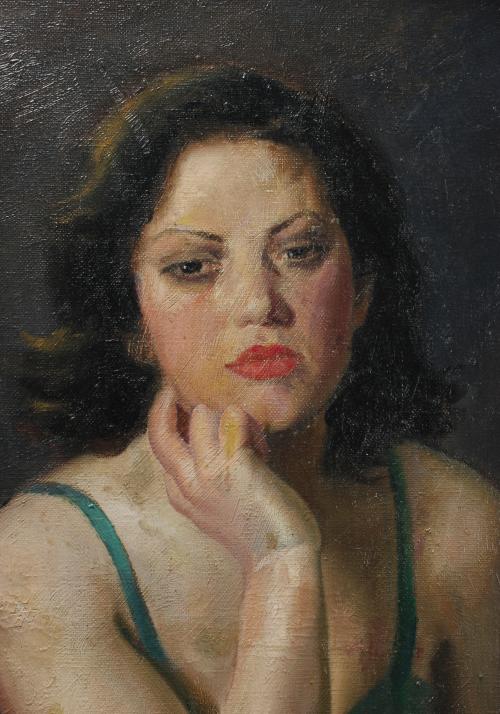 FRANCESC GALOFRE SURÍS (1901-1986). “A GIRL”, 1944.