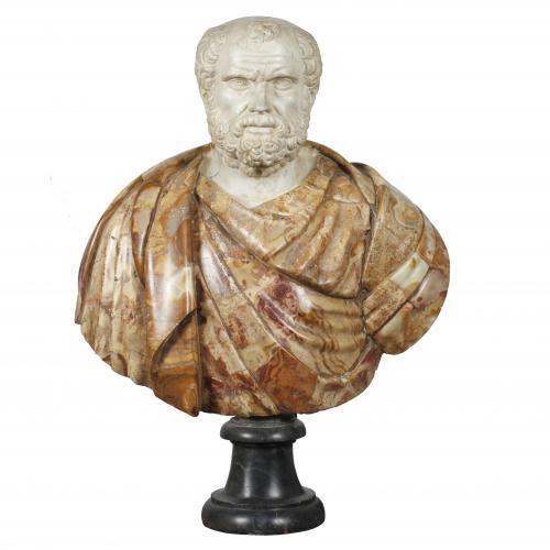 16Th-17th CENTURY ROMAN SCHOOL. MAN’S BUST.