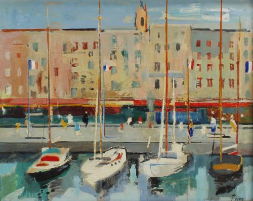 JOSEP MARIA PRIM GUYTO (1907-1973). "EMBARCADERO". 