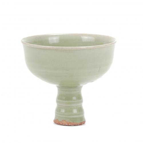 CHINESE LONGQUAN GOBLET, MING DYNASTY, 15TH - 16TH CENTURY