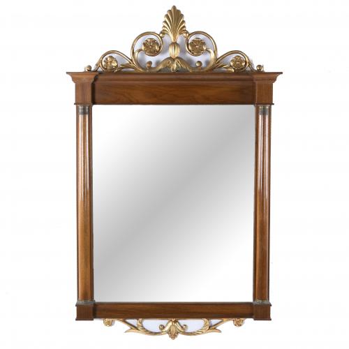 SPANISH EMPIRE-STYLE WALL MIRROR, MID 20TH CENTURY.