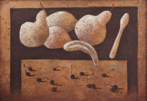 JORDI AMAGAT (1956).  "LA TAULA DE FRUITA (THE FRUIT TABLE)". 