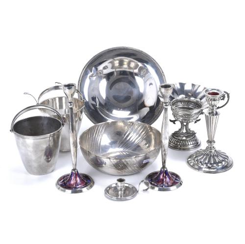 DIFFERENT SPANISH OBJECTS IN SILVER, SECOND AND MID 20TH CENTURY.