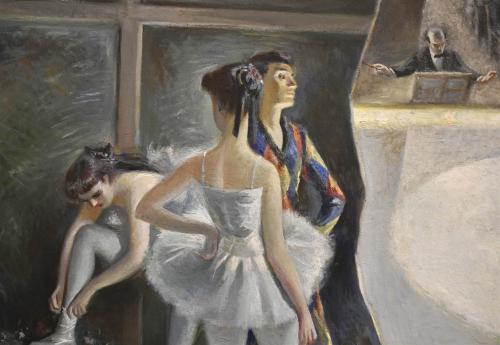 ALFRED OPISSO CARDONA (1907-1980). "BALLET SCENE".