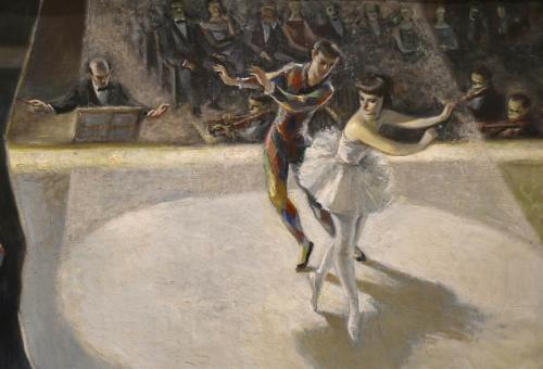 ALFRED OPISSO CARDONA (1907-1980). "BALLET SCENE".