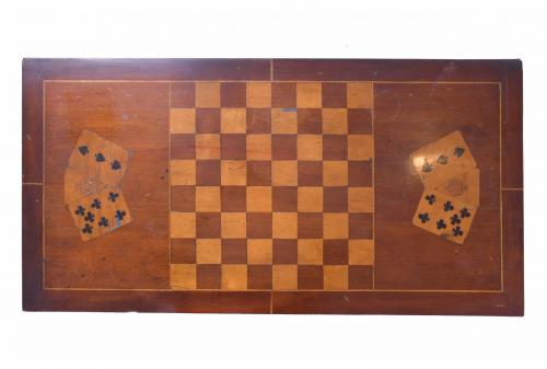 ELIZABETHAN GAMING TABLE, THIRD QUARTER 19TH CENTURY.