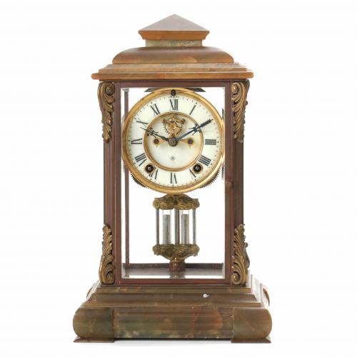 AMERICAN ANSONIA TABLE CLOCK, EARLY 20TH CENTURY