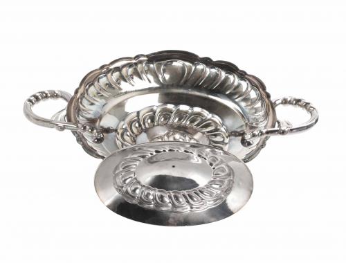 SPANISH SILVER CENTREPIECE, MID 20TH CENTURY.