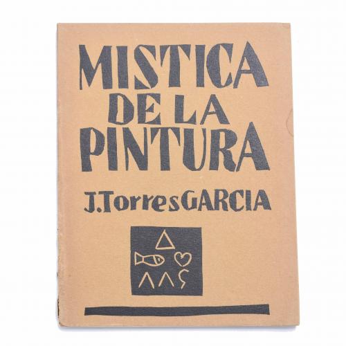 JOAQUÍN TORRES GARCÍA (1874-1949). "MÍSTICA DE LA PINTURA", 1947.