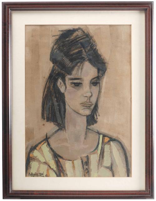 RAMÓN AGUILAR MORE (1924-2015). "A GIRL", 1962.