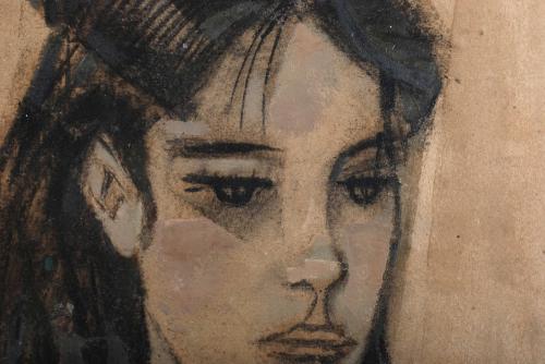 RAMÓN AGUILAR MORE (1924-2015). "A GIRL", 1962.