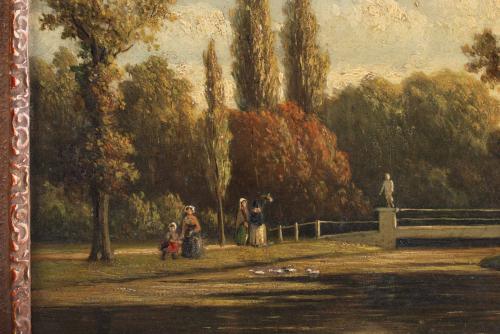 JOHANNES JACOBUS HEPPENER (1826-1998). "PARK", 1862.