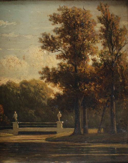 JOHANNES JACOBUS HEPPENER (1826-1998). "PARK", 1862.