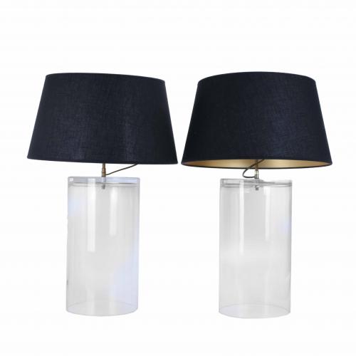 TWO TABLE LAMPS, SECOND HALF OF THE 20TH CENTURY. 