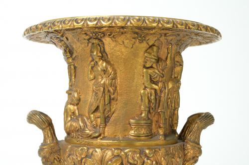 NEOCLASSICAL STYLE GOBLET, SECOND HALF 20TH CENTURY. 