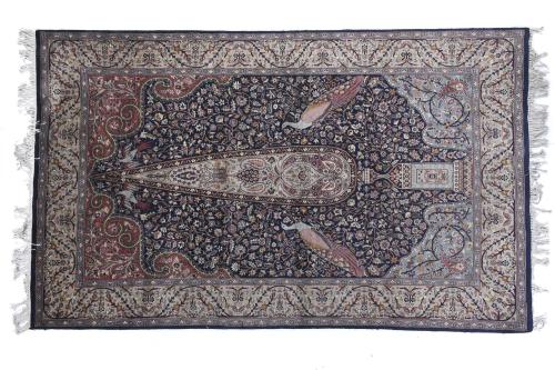 PERSIAN PRAYER CARPET, MID 20TH CENTURY.