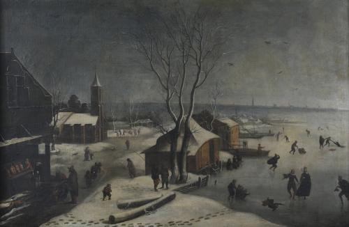 DUTCH OR FLEMISH SCHOOL, 17TH CENTURY. FOLLOWER OF JAN WILDENS "JANUARY".