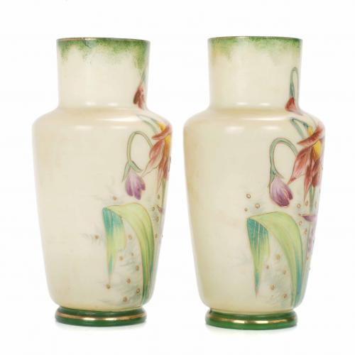 PAIR OF ART NOUVEAU VASES, CIRCA 1900.