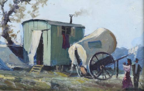 RAFAEL FERNÁNDEZ DE SOTO (1915-1984). "CARAVANA".