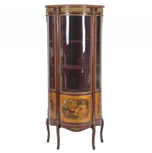 FRENCH TRANSITION-STYLE DISPLAY CABINET, LATE 19TH CENTURY.