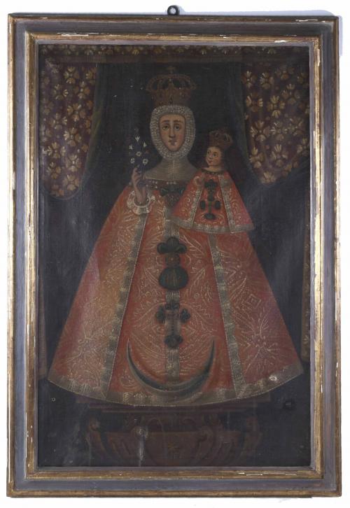 ESCUELA ESPAÑOLA, SIGLO XVII. "VIRGEN DE LA FUENSANTA".