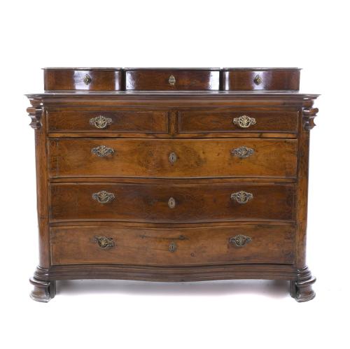 CATALAN "DE CASTELLET" CHEST OF DRAWERS, 18TH CENTURY.