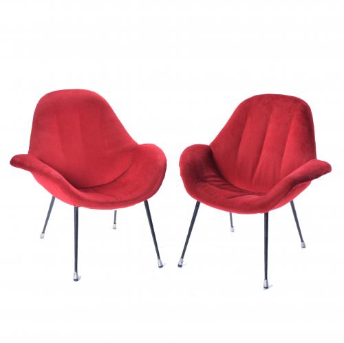 VIDAL HERMANOS. PAIR OF CHAIRS.