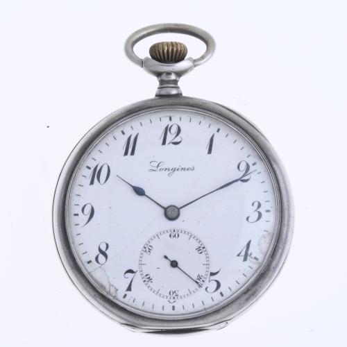 LONGINES. RELOJ DE BOLSILLO PARA CABALLERO,  1918.