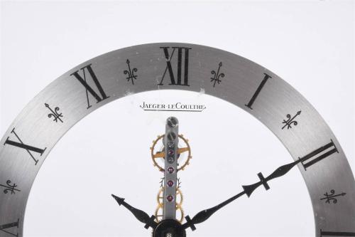 JAEGER LECOULTRE. MODEL 508  SWISS TABLE CLOCK, CIRCA 1970.