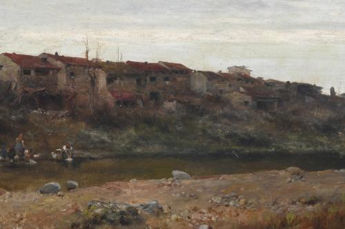 JOSEP ARMET I PORTANELL (1843-1911) "PAISAJE".