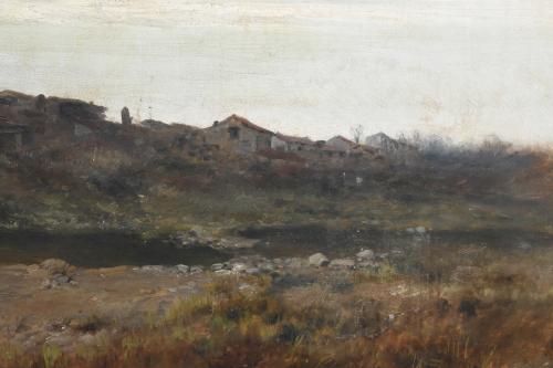 JOSEP ARMET I PORTANELL (1843-1911) "LANDSCAPE".