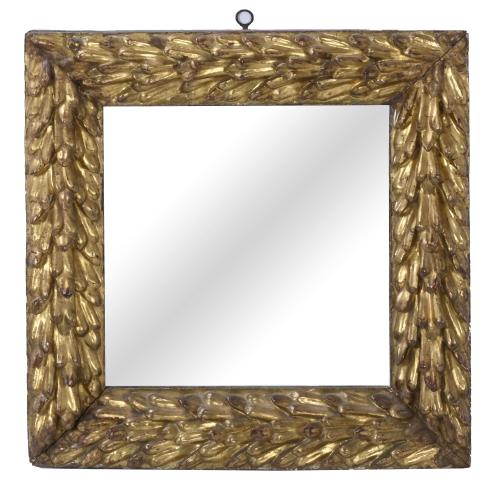 SPANISH WALL MIRROR, 19TH CENTURY.