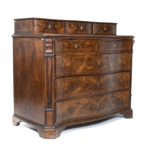 CATALAN "CASTELLET" CHEST OF DRAWERS, SECOND HALF 18TH CENT