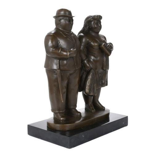 SIGUIENDO MODELOS DE FERNANDO BOTERO (1932). "PAREJA".