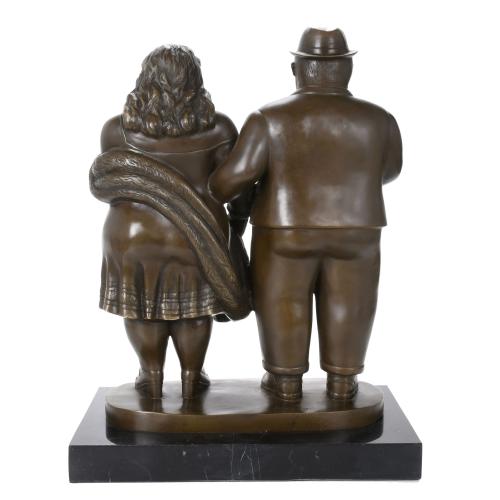 SIGUIENDO MODELOS DE FERNANDO BOTERO (1932). "PAREJA".