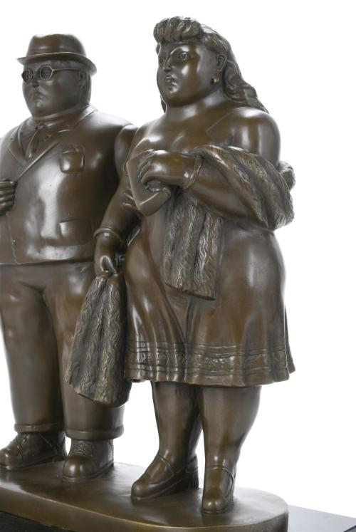 SIGUIENDO MODELOS DE FERNANDO BOTERO (1932). "PAREJA".