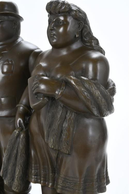 SIGUIENDO MODELOS DE FERNANDO BOTERO (1932). "PAREJA".