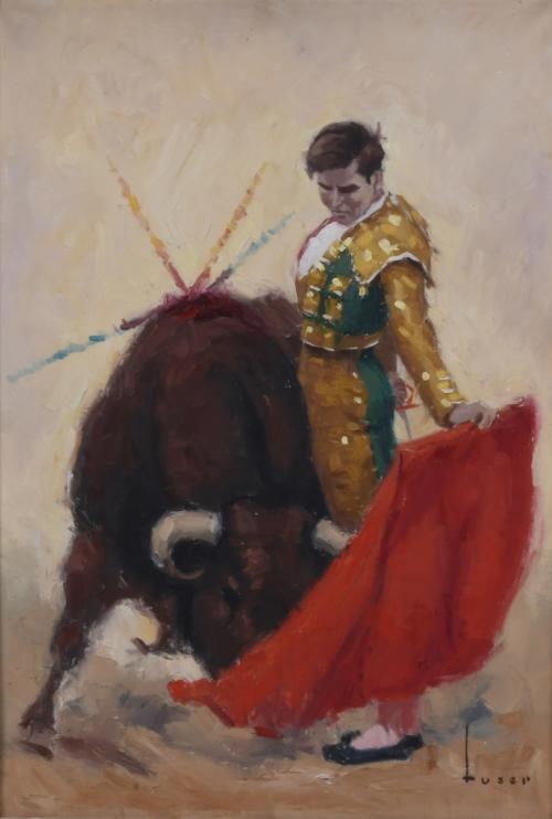 JOSÉ MARÍA TUSER VÁZQUEZ (1919-1986). "EL TORERO MANUEL BENÍTEZ, "EL CORDOBÉS", 1962.