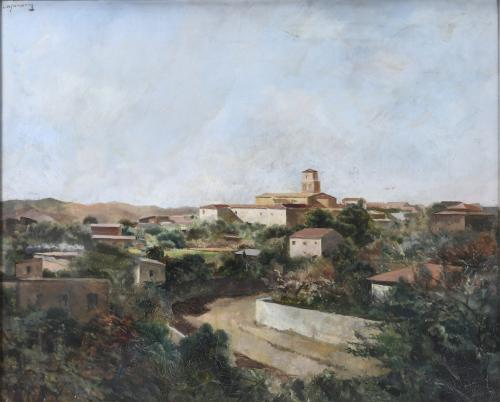 RAMON CAPMANY (1899-1992). "PAISAJE RURAL".