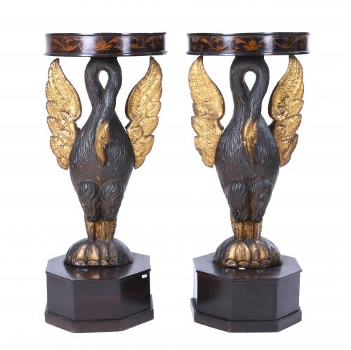 PAIR OF FERNANDINE PEDESTALS, FIRST QUARTER 19TH CENTURY.