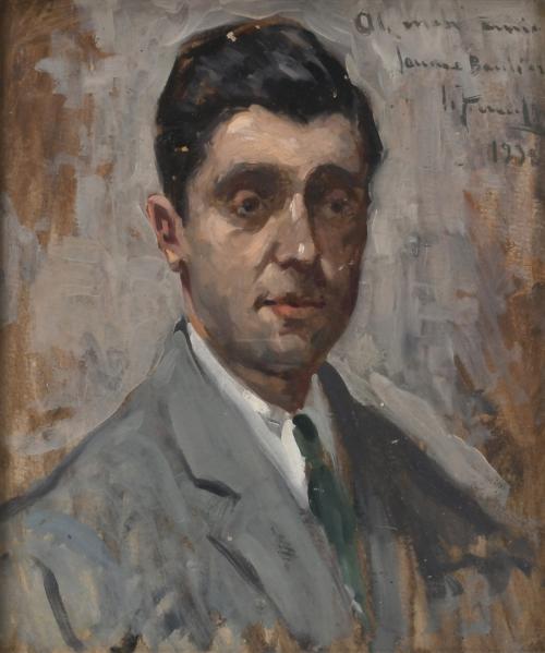 JOAQUIM TERRUELLA MATILLA (1891-1957). "RETRATO DE JAUME BAULIES", 1938