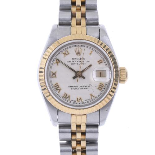 ROLEX OYSTER PERPETUAL DATEJUST. RELOJ DE PULSERA PARA SEÑORA.