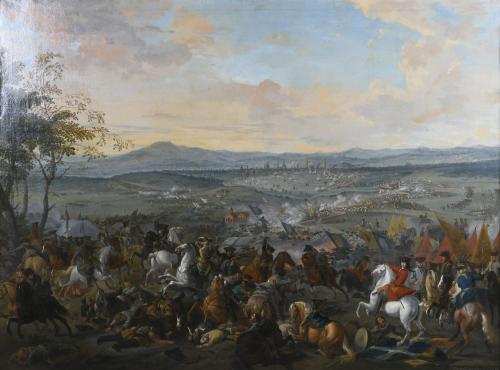 CÍRCULO DE ADAM FRANS VAN DER MEULEN (1632-1690). "BATTLE O