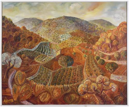 NICOLAU AMATE (1926-1998). "LANDSCAPE", 1974.