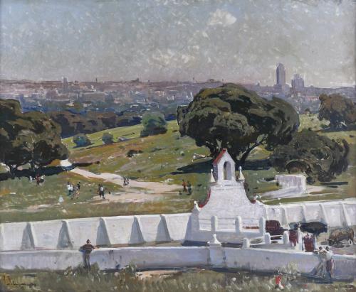 JOSEP PUIGDENGOLAS BARELLA (1906-1987). "VENTA DEL RATÁN", CASA DE CAMPO, MADRID.