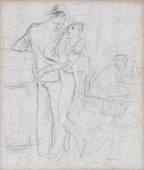 RICARD OPISSO (1880-1966). "COUPLE".