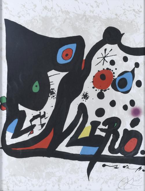 JOAN MIRÓ (1893-1983). "LIVRES ILLUSTRÉS ET LITOGRAPHES", 1973.