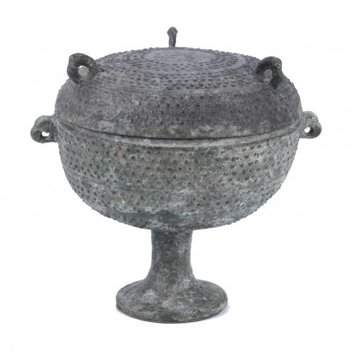 SACRIFICIAL VESSEL. AFTER MODELS OF ANCIENT RITUAL VESSELS FROM THE BRONZE AGE, 20TH CENTURY.