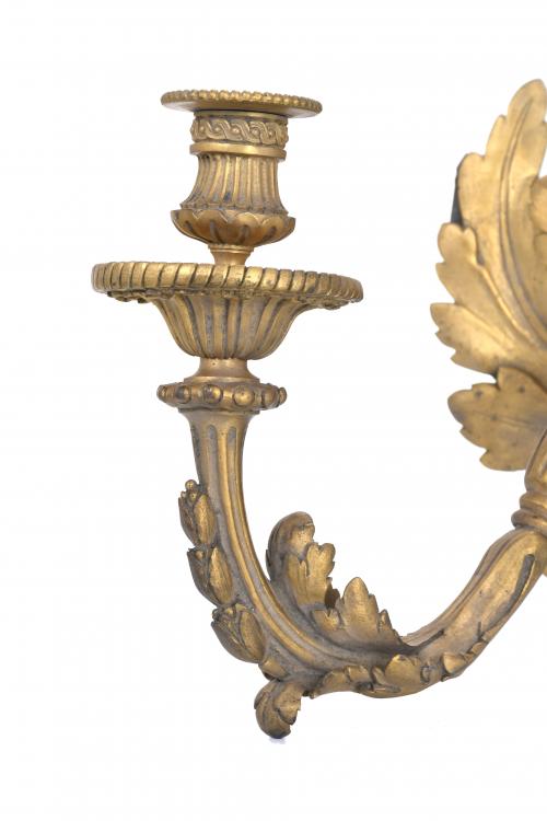 FRENCH WALL LAMP, LOUIS XVI STYLE, 19TH CENTURY.