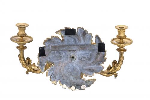 FRENCH WALL LAMP, LOUIS XVI STYLE, 19TH CENTURY.